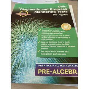 Pre-Algebra Diagnostic Progress Monitoring  Ohio Teacher Resource Workbook